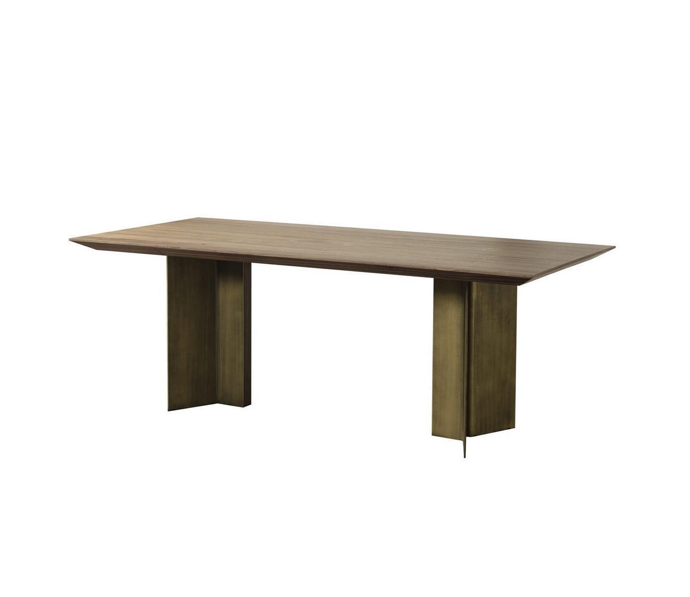 Dining room table Dining table Dining area Dining room 208 cm wood Brown1