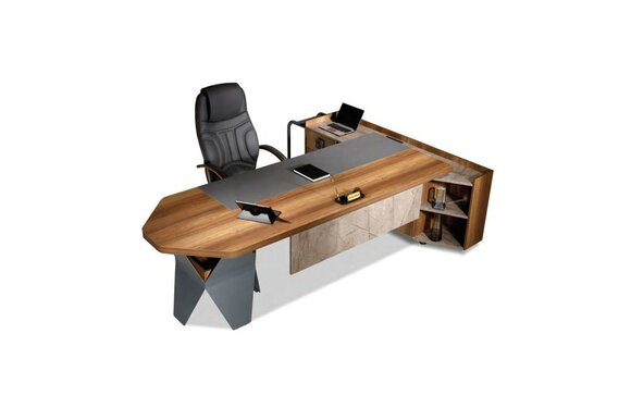 Office desk Corner desk Office desk Wood Brown