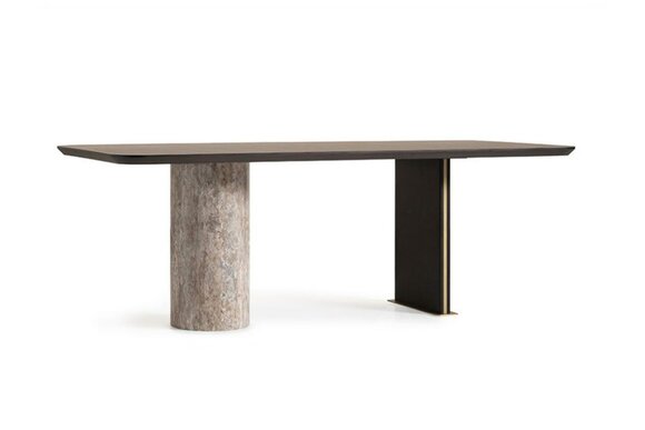 Dining room table Dining room table wood Brown 220 cm Modern