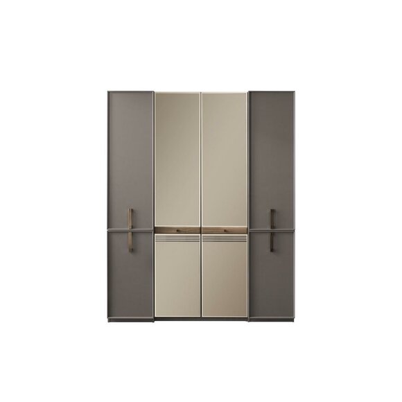 Wardrobe Bedroom wardrobe Wardrobe Wooden wardrobe Grey Mirror