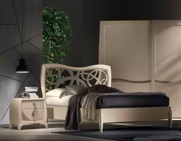 Bed 2x Bedside Tables 3pcs Bedroom Design Luxury Bedroom Furniture