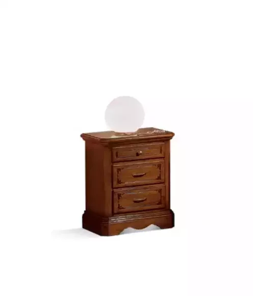 Design Bedside Table Furniture Brown Wood Bedroom Side Table New