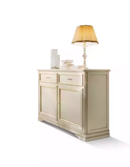 Chest of Drawers Sideboard Wood Cabinet Italian Furniture Dressers Beige