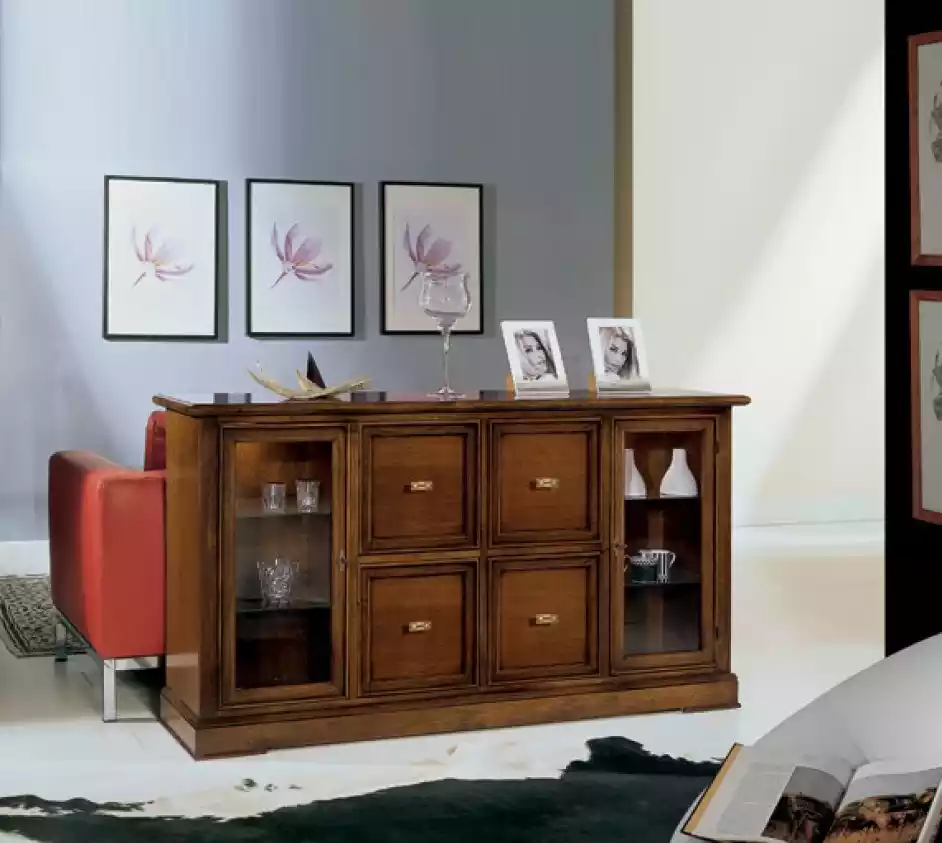 Living Room Sideboard Glass Cabinet Glass Cabinet Dining Room Sideboard Wood Furniture