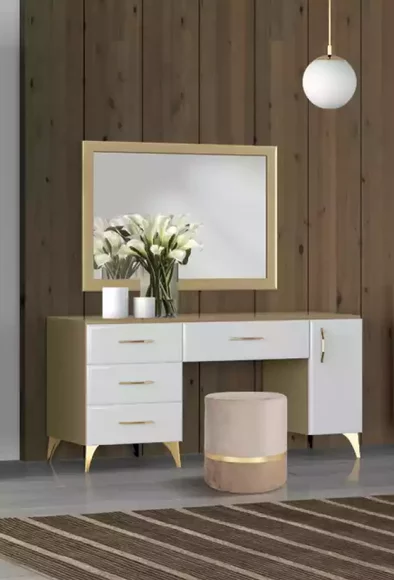 Dressing Table Mirror Bedroom Furniture Design Set Wood