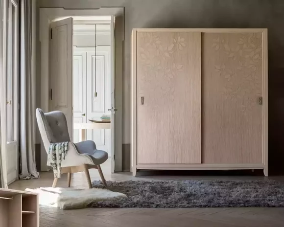 Bedroom Wardrobe Material Wood Wardrobe Modern Beige Wardrobes