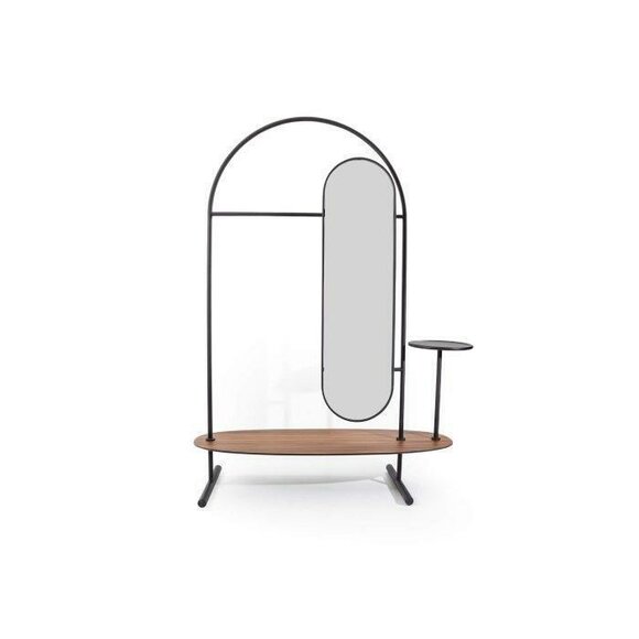 Luxurious mirror with shelf Modern Stylish furniture for hallway Novelty