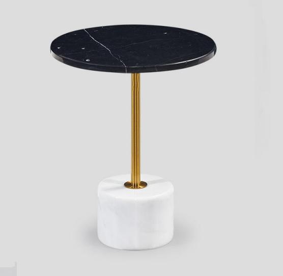 Marble stylish side table luxurious coffee table tables round modern