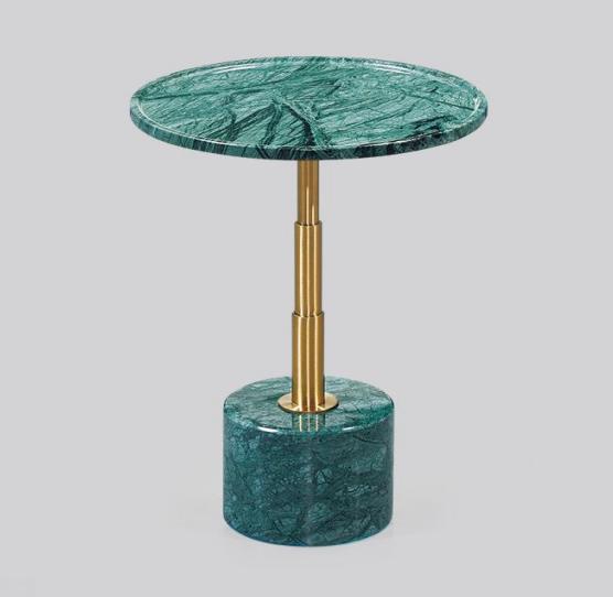 Marble stylish green side table new luxurious modern coffee table new