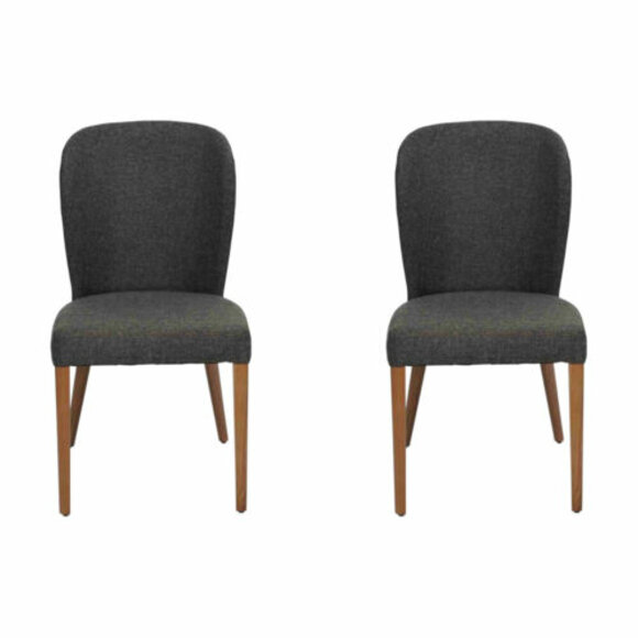 Modern wooden 2x chairs Luxury upholstered design chair armchair new armchair upholstery