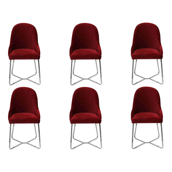 Modern chairs luxury dining room furniture red 6x chairs furniture dining room chair