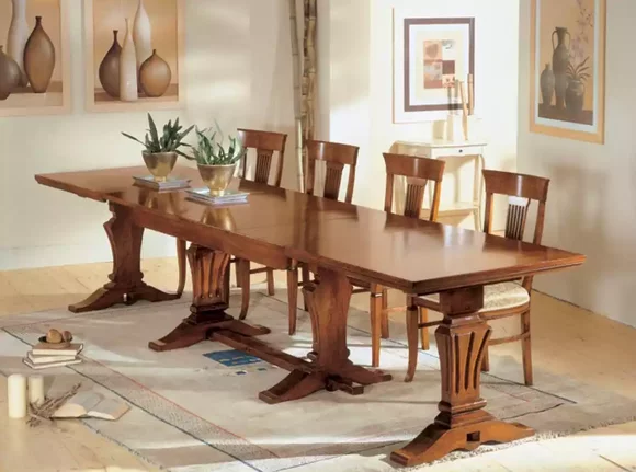 Dining Table Wood Dining Room Table Design Wood Luxury Furniture Classic New