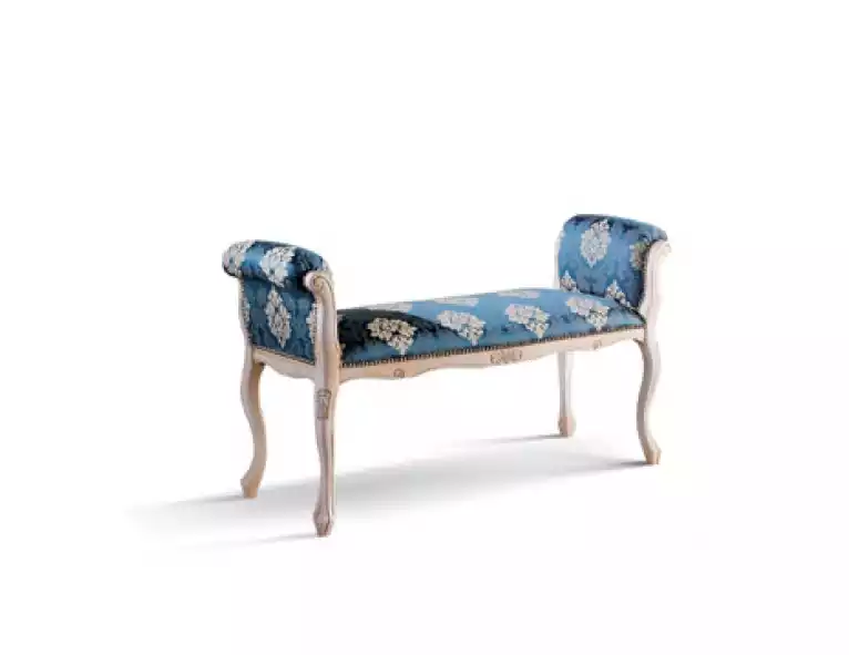 Upholstered Bench Bench Seating Furniture Textile Bench Classic Wooden Bench