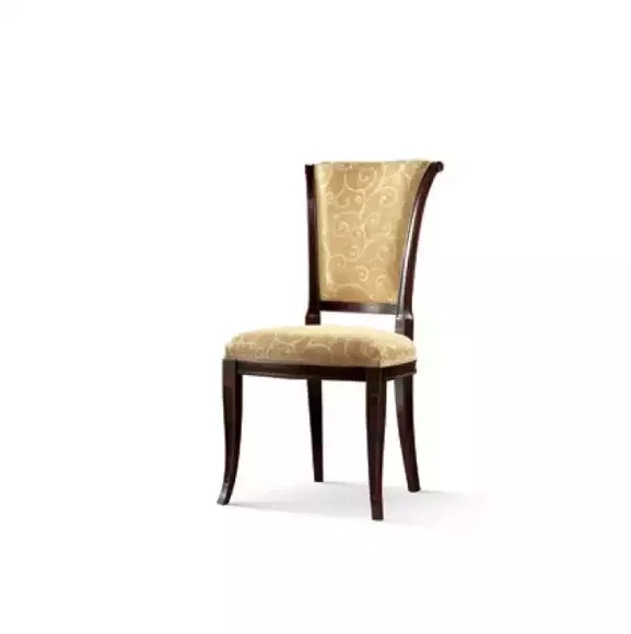 Design Textile Luxury Armchair Chair without Armrest Dining Chair Beige