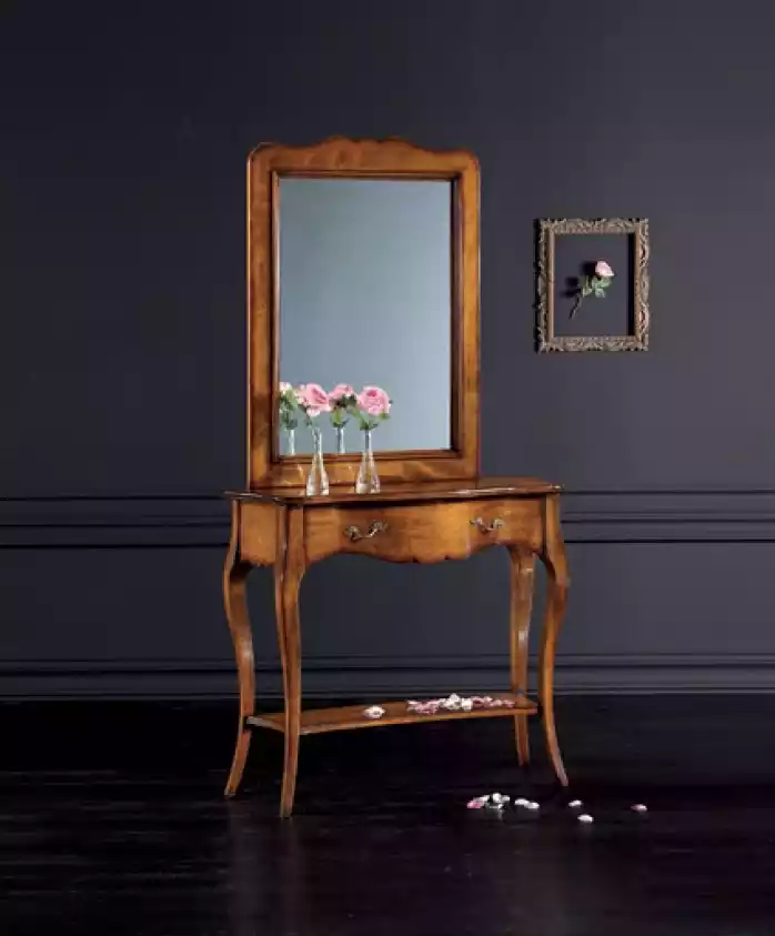 Consoles dressing table cosmetic table mirror sideboard 2pcs set