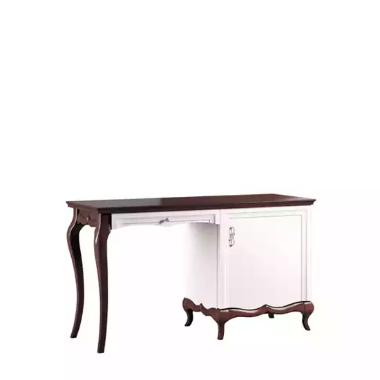 Classic Desk Luxury White Wood Office Furniture Exclusive