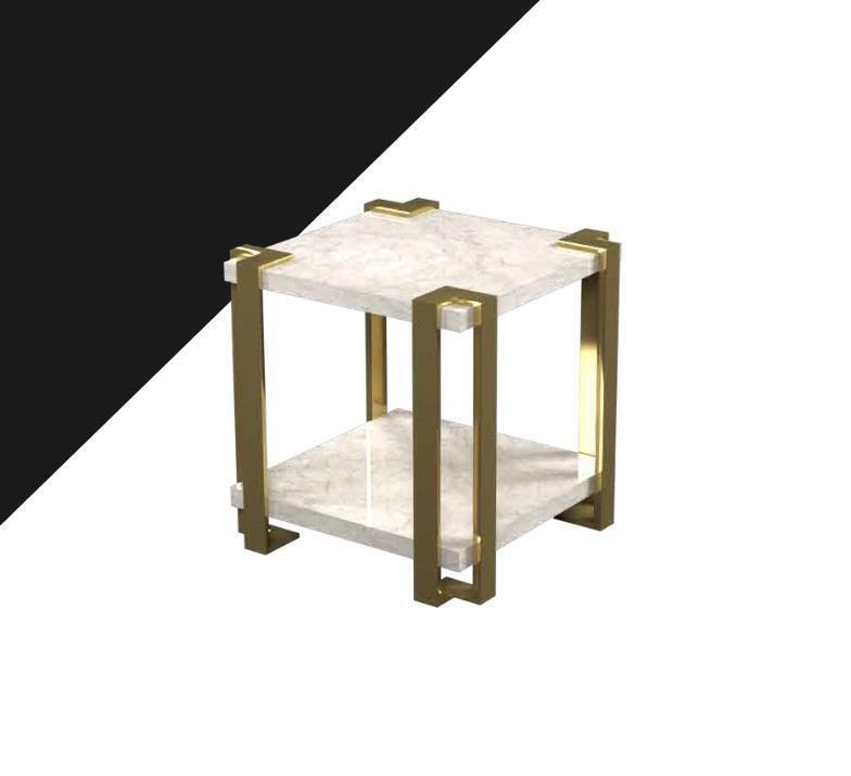 Luxury furniture living room table side tables furniture