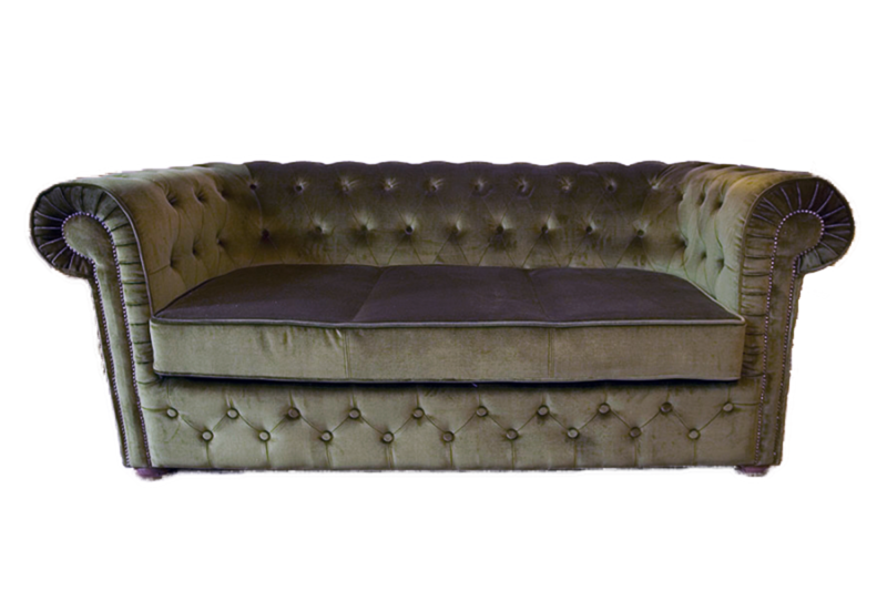 Chesterfield Velvet Textile Sofa Couch Sofa Designer Set Upholstered Sofas New