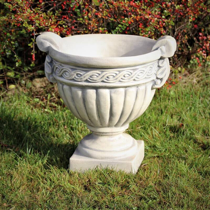 Solid planter flower box plant trough flower pot made of cast stone 2006