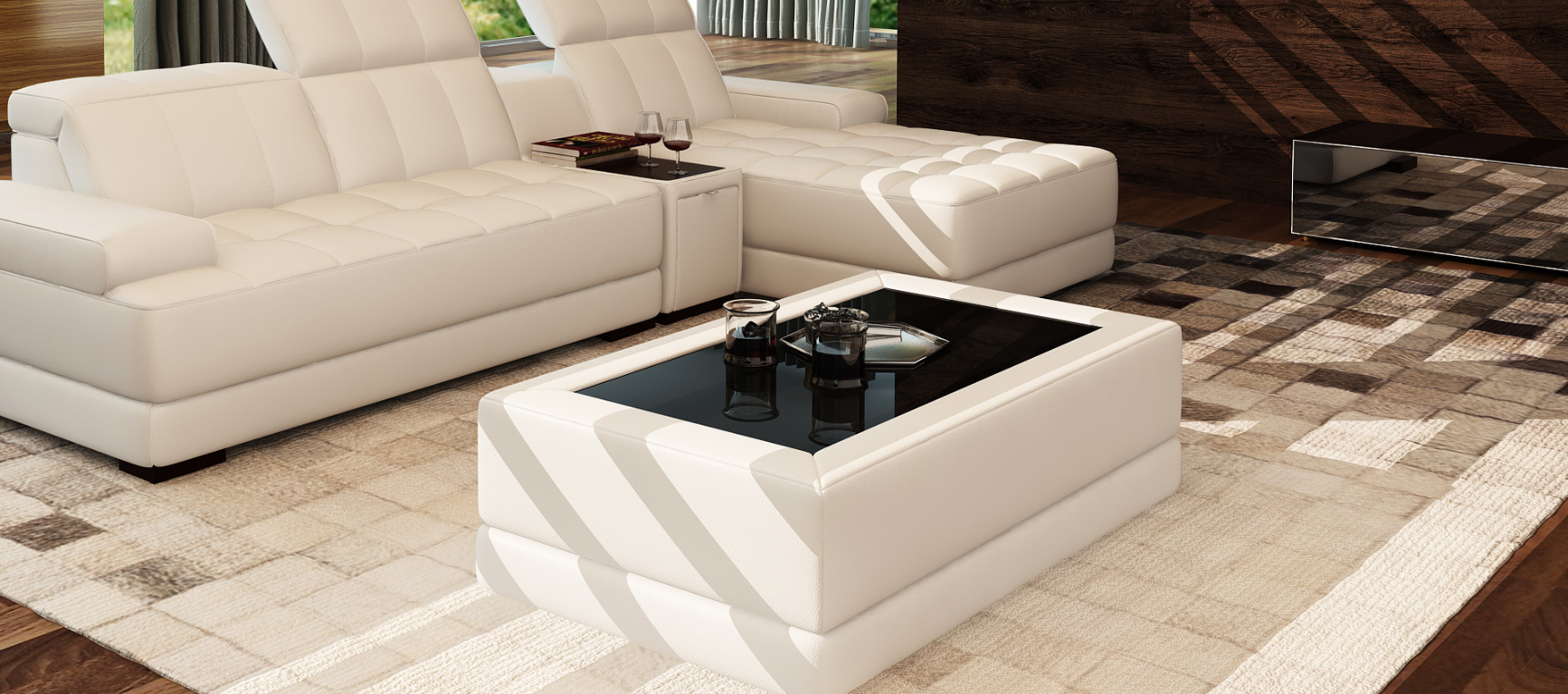 Modern Coffee Table Designer Table Glass Table Side Sofa Tables Living Room