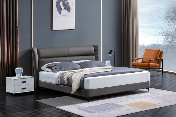 Luxury bed leather bed upholstered bed bed box double bedroom double bed beds