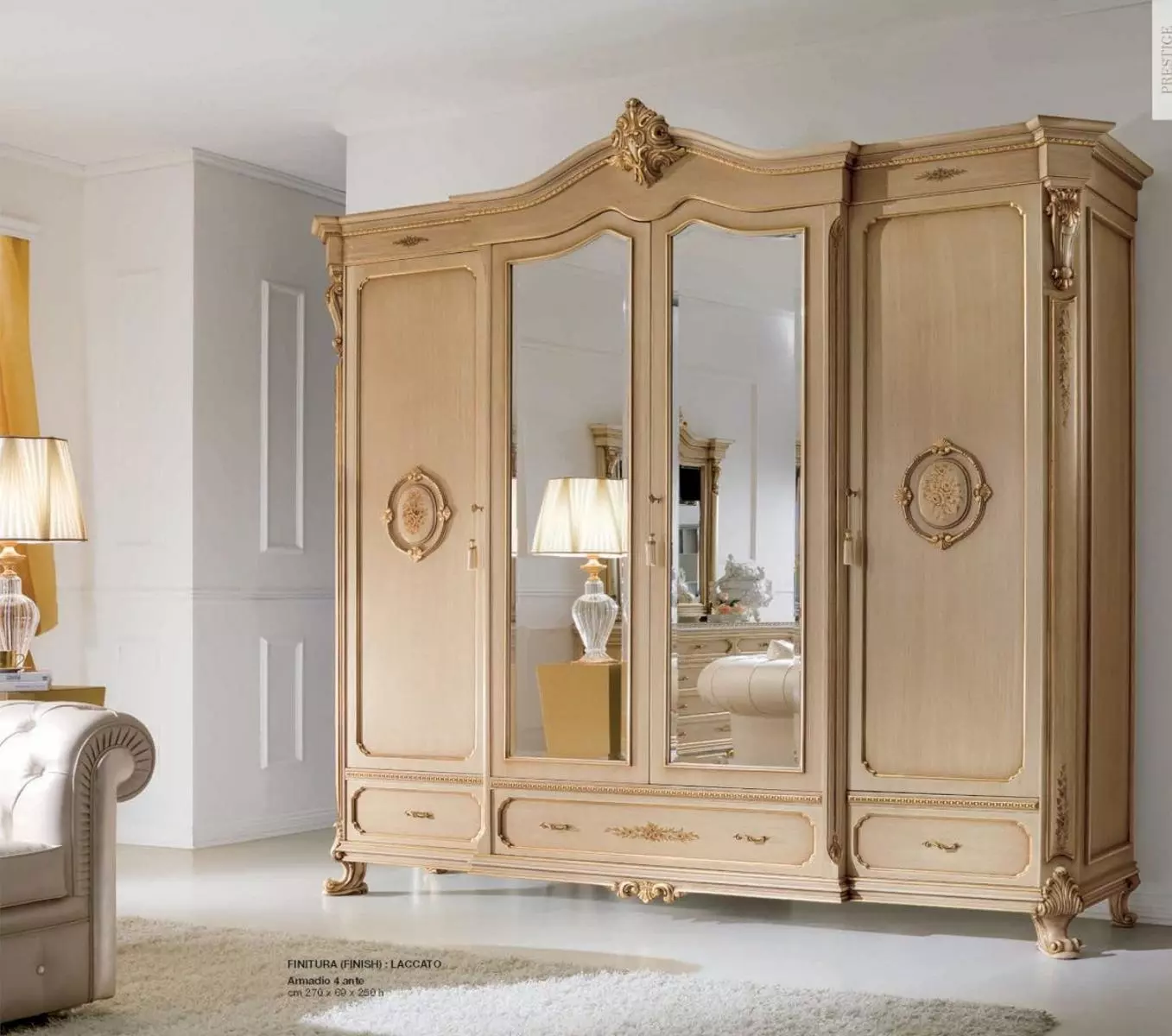 Closet Closets Wood Clothes Beige Bedroom Furniture Closet