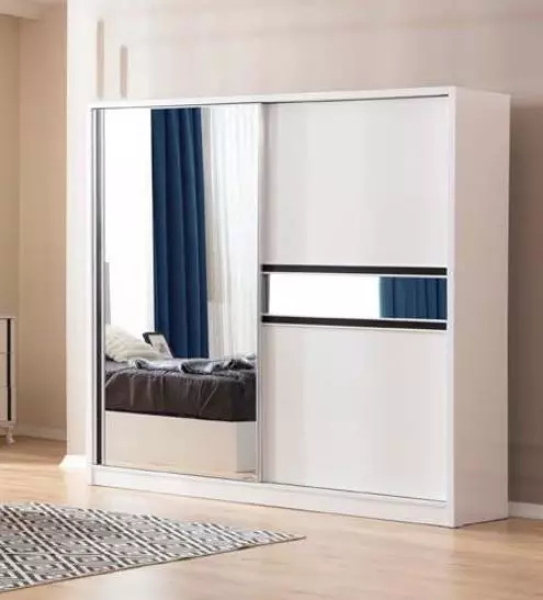 Bedroom armoire with deals mirror