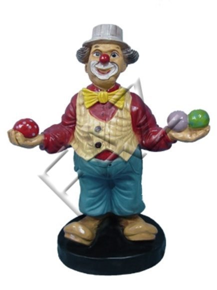 Design Clown Figure Statue Sculpture Figures Sculptures Decoration Deco B51 #New