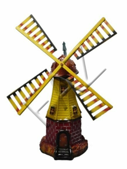 Decor figure designed as a brick mill in a german flag colours 104cm