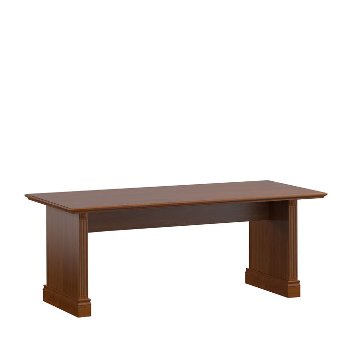 Classic country style wooden massive rectangular office table model - BA - 19