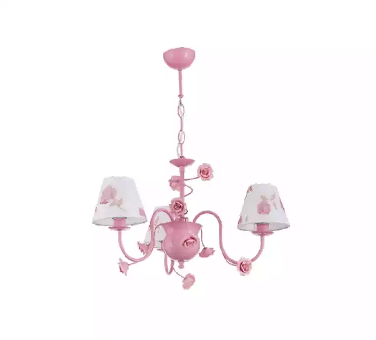 Ceiling lamp pink with modern design in the living room bedroom