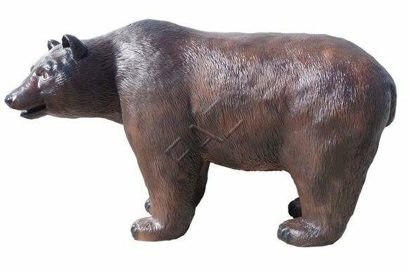 Design brown bear figurine decorative garden sculpture 170cm length