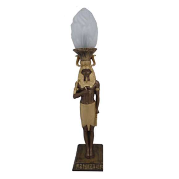 Lighting designed as an ancient egyptian nefertiti figure 37cm