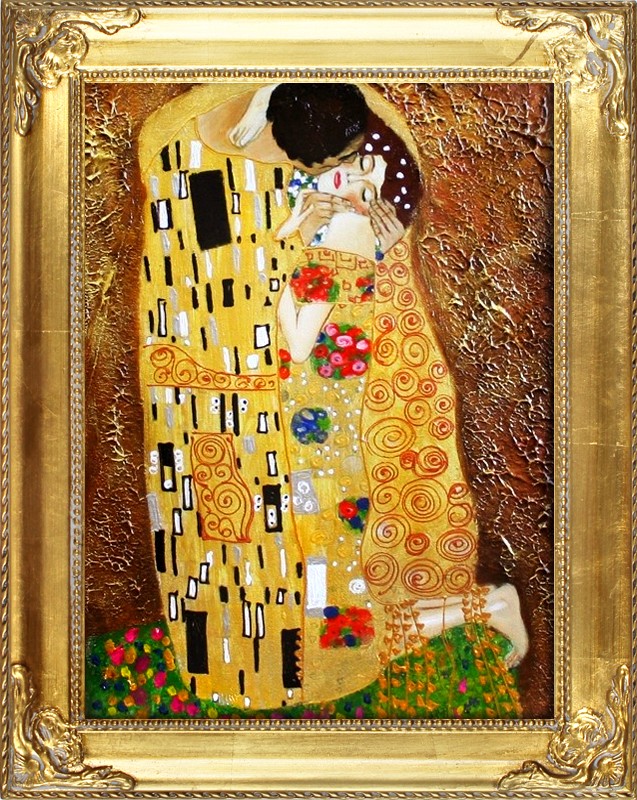 GUSTAV KLIMT - OIL PAINTING OIL PAINTINGS PICTURE PICTURES OIL PAINTING WITH FRAME 37X47CM - G06154