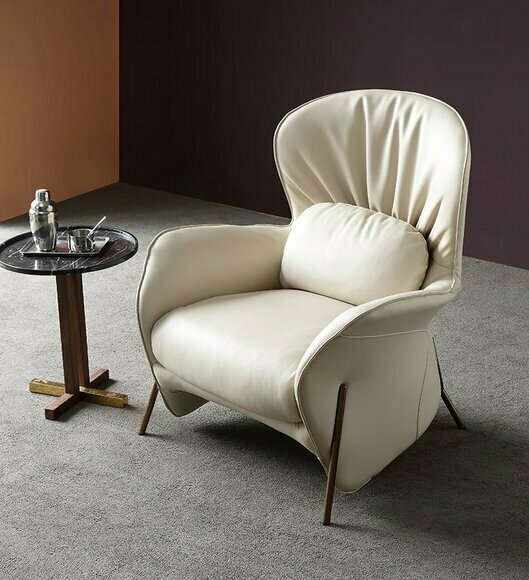 Luxury chair upholstery cocktail relax lounge club chairs furniture design armchair leather