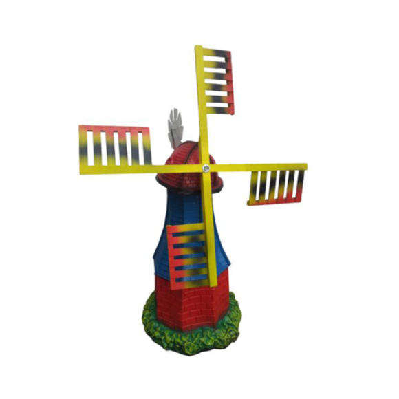 Traditional decorative figure designed as a colorful mill 65cm