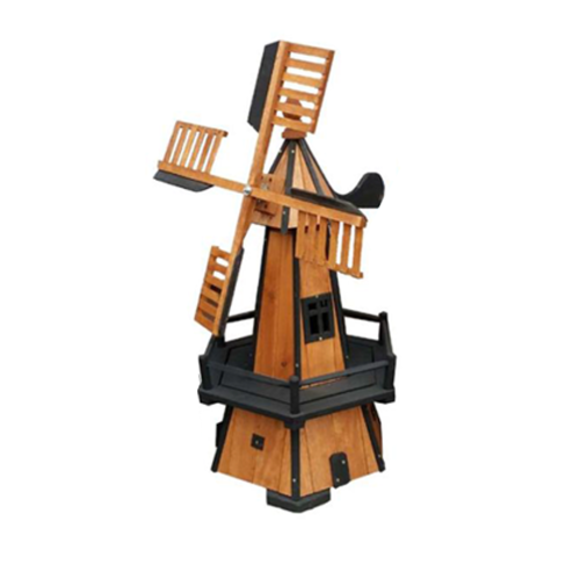 Decorative traditional sculpture designed as a colorful mill 102cm