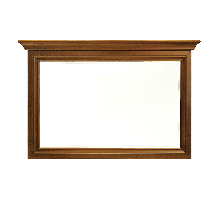 Classic massive rectangular wooden frame mirror - model N-L2