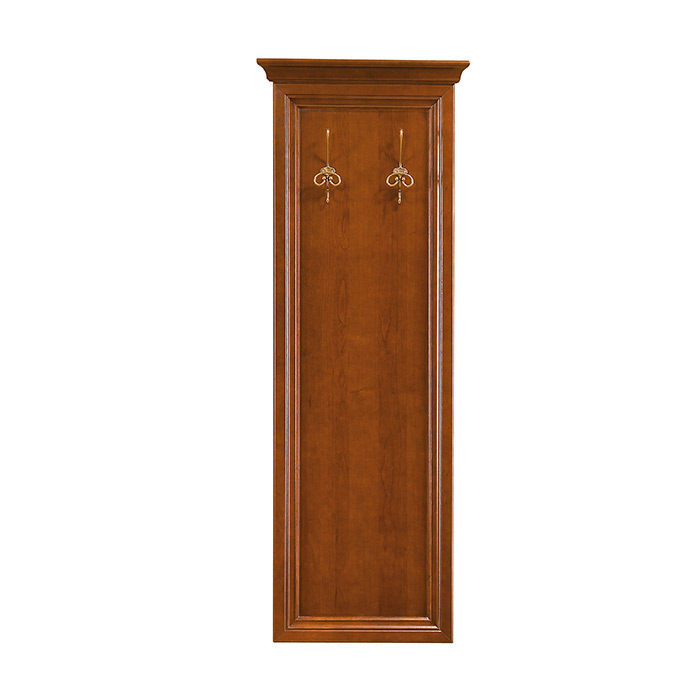 Classic massive wooden wall unit wardrobe with hooks - Model N-WP