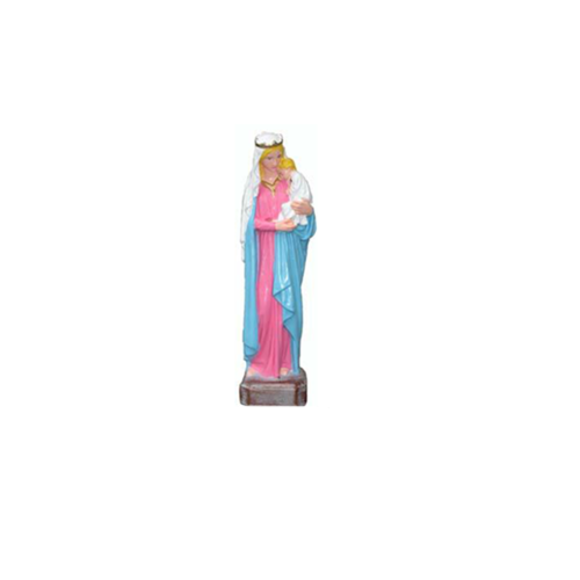 Decorative sculpture designed as a holy woman holding an angel 31cm N61