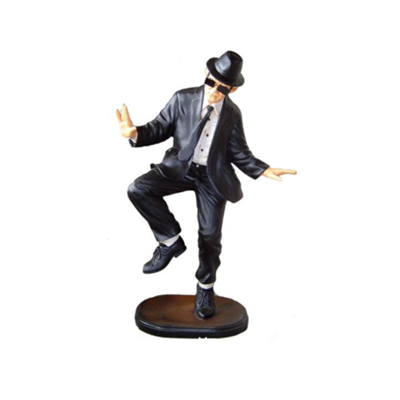 Decorative figure designed as a dancing man in a classic suit 90cm