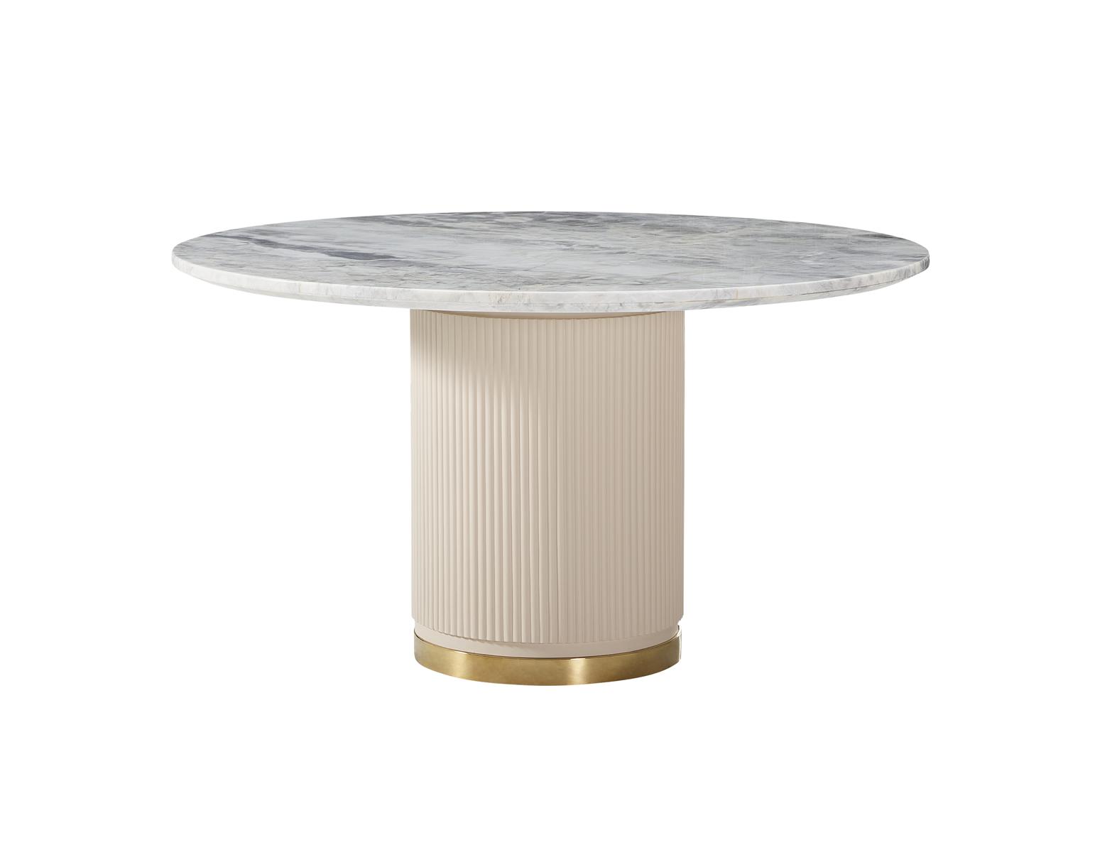 72 round deals marble dining table