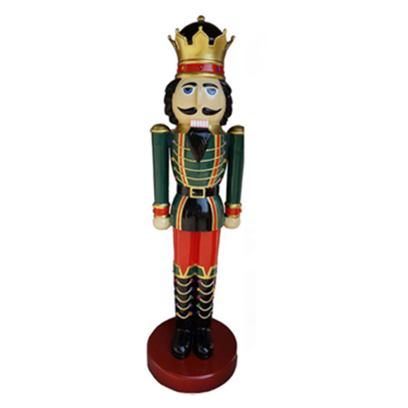 Decorative garden sculpture designed as nutcracker figure 2000cm heigh