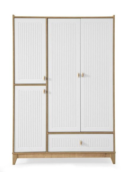 Stylish wardrobe white wooden wardrobe design children\'s room furniture