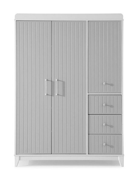 Modern children\'s room Luxurious wardrobe in grey with plenty of storage space