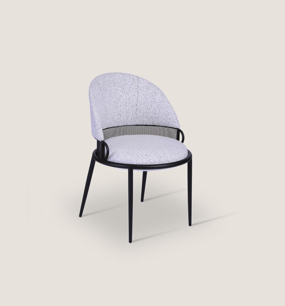 White dining chair luxury chairs upholstered single seater textile style furniture