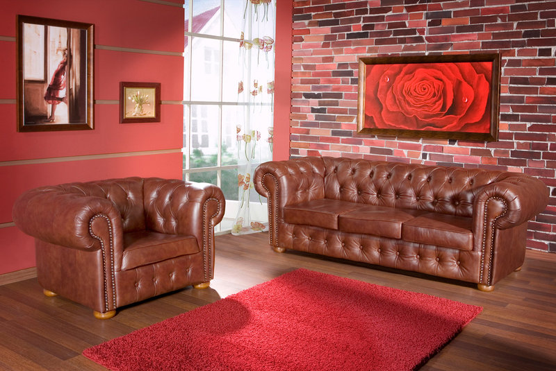 Chesterfield Ledersofa factory Sofa Couch Chesterfield