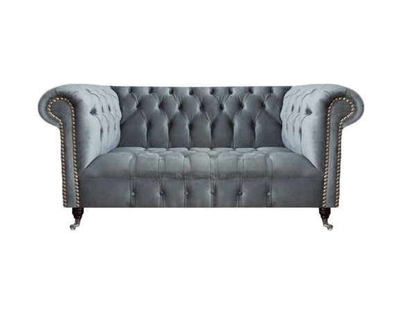 Sofa Zweisitzer Luxus Möbel Wohnzimmer Couch Einrichtung Chesterfield Sitz