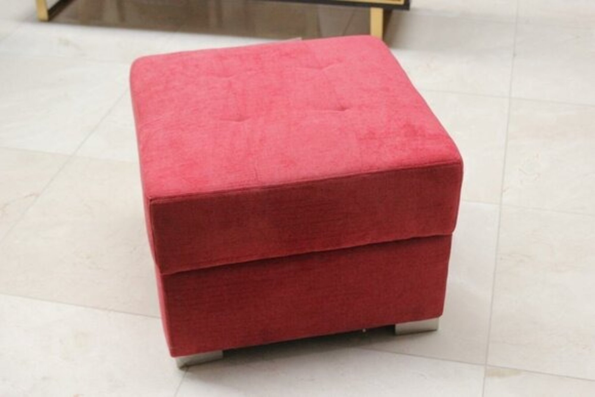 Living room stool upholstered bench footstool ottoman seat pouf immediately