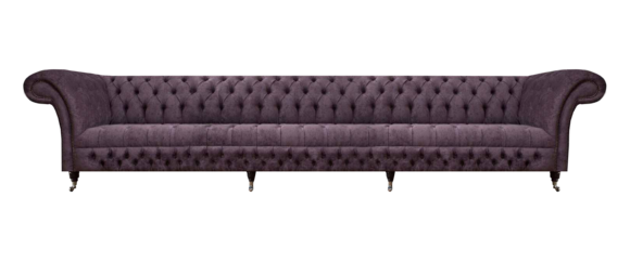 Luxury upholstered furniture chesterfield four seater sofa couch fabric living room